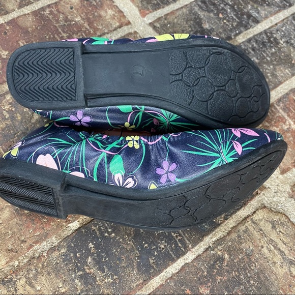 Serra Women Memory Foam 52834-18 Floral Flats Sz 7 - Picture 9 of 10